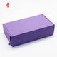 Kundenspezifischer Logo-Schmuck, der purpurrote Pappgeschenk-Verpackenkasten für Kleidung druckt