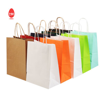 3 x 8,5 Zoll Geschenkverpackungsbeutel SGS-Kleidungsverpackungs-Kraftpapiertüte mit Griff