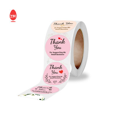 Rundes, wasserfestes Vinyl-Aufkleberpapier
