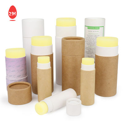 CMYK Deodorant Biologisch abbaubare Zylinderröhrchen Karton Lippenstiftröhrchen