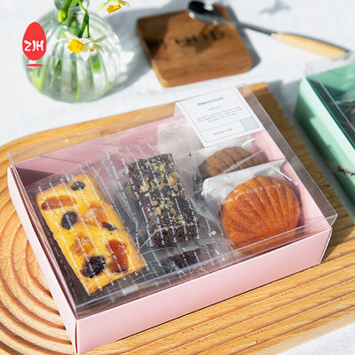 Recycelbare Macaron-Kekse-Kasten-Verpackungs-Kuchen-Schokoladen-Kasten