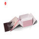 Ovaler Folienprägekarton Magnetische Faltgeschenkbox mit Schleife