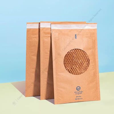 Umschläge Mailing Gepolsterte Kraftpapier Mailer SGS Kraft biologisch abbaubare Taschen
