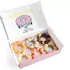 Wiederverwendbare Mochi-Box-Verpackung CMYK-Logo Faltbare Bäckerei-Mochi-Donut-Verpackung