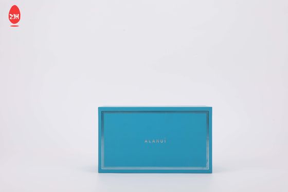 Duft Deckel-Basis-blauer Matt Perfume Packaging Box Gift-ätherischen Öls mit Behälter