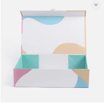 Kundengebundene Größe Logo Printing Magnetic Foldable Boxes für Satin kleidet das Verpacken