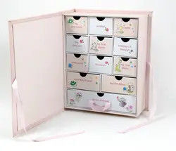 Kundengebundenes Größen-Papp-Advent Calendar Box Empty For-Geschenk/Klein-/Förderung